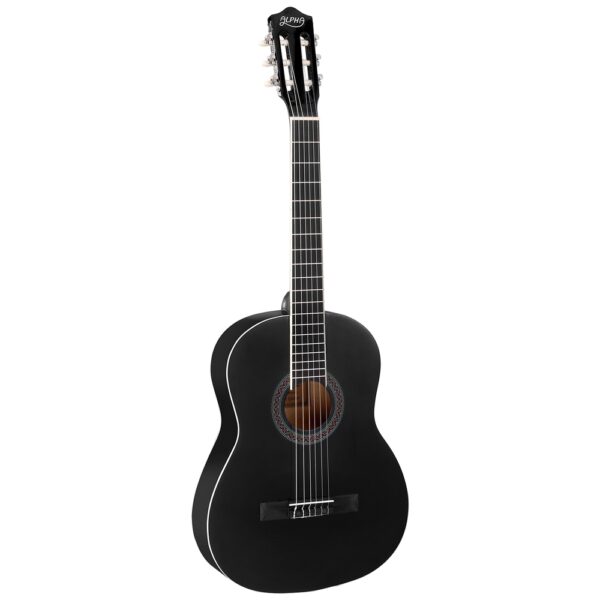 Aplusliving-39 Inch Classical Guitar Wooden Body Nylon String Beginner Gift Black