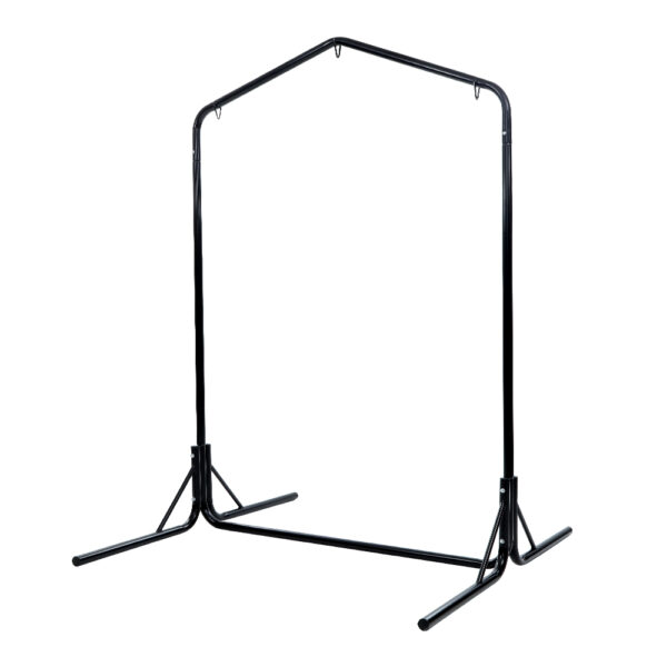 Aplusliving-Double Hammock Chair Stand 2 Person Outdoor Indoor Steel Frame 200KG Capacity