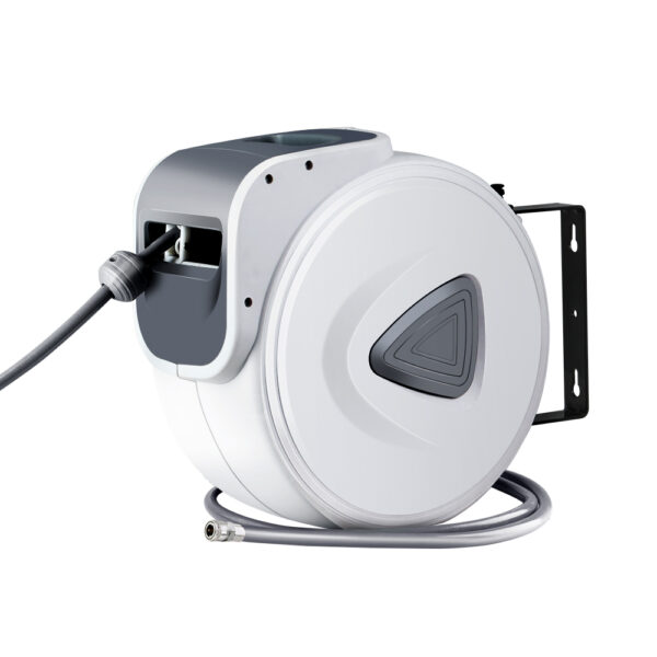 Aplusliving-Retractable air hose reel 10m wall mount UV resistant auto rewind