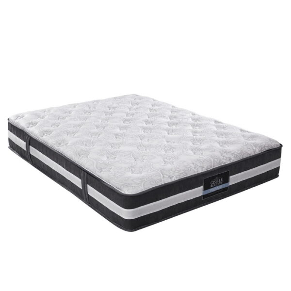 Aplusliving-Double Mattress 30cm Medium Firm Pocket Spring Hypoallergenic Dust Mite Resistan