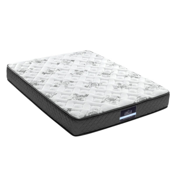 Aplusliving-King Size Pillow Top Mattress 24cm Medium Firm 5 Zone Bonnell Spring Comfort