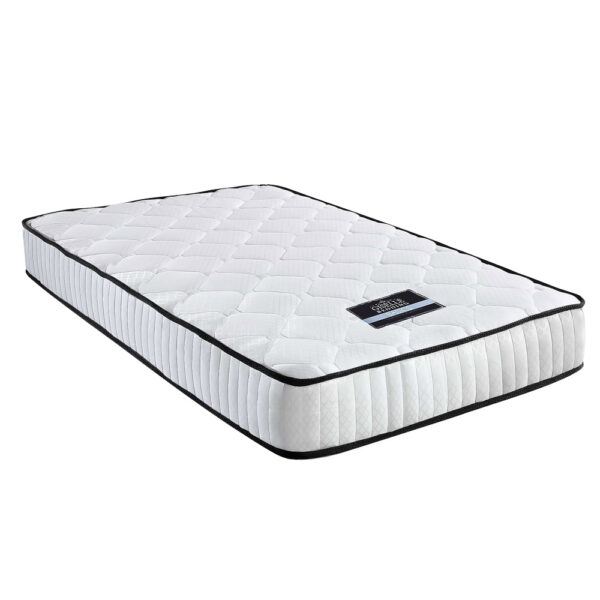 Aplusliving-King Single 21cm Medium Firm Pocket Spring Mattress Hypoallergenic Comfort