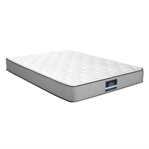 Aplusliving-Extra Firm King Single Mattress 23cm High Density Foam Hypoallergenic 6 Turn Coi