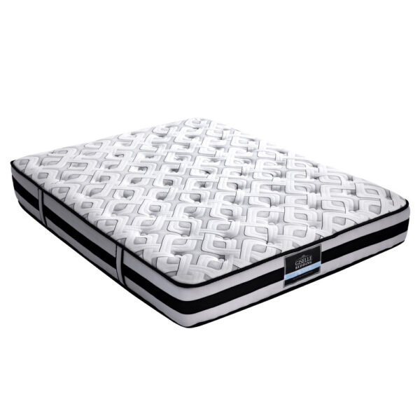 Aplusliving-Queen Size Ultra Firm Mattress High Density Foam Pocket Spring 24cm Deep