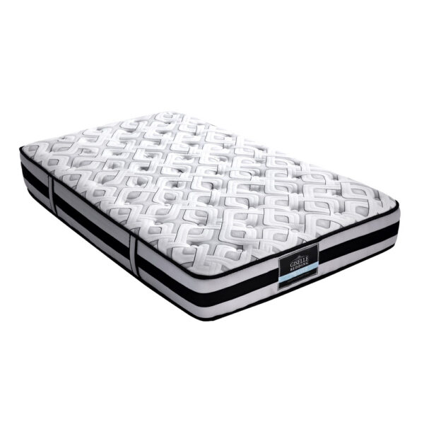 Aplusliving-Super Firm Single Mattress 24cm High Density Foam Pocket Spring Ultra Support