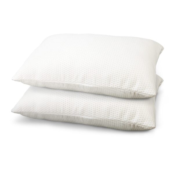 Aplusliving-2 Deluxe Memory Foam Pillows High Density Neck Support Breathable 70x40cm