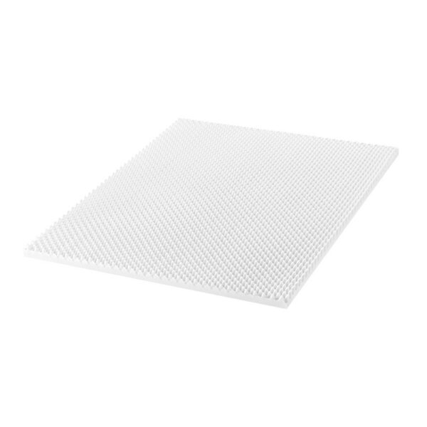 Aplusliving-5cm Double High Density Foam Mattress Topper Egg Crate Design Comfort Sleep