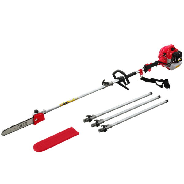 Aplusliving-65CC Petrol Pole Chainsaw Pruner with Extension Poles and Bonus Kit