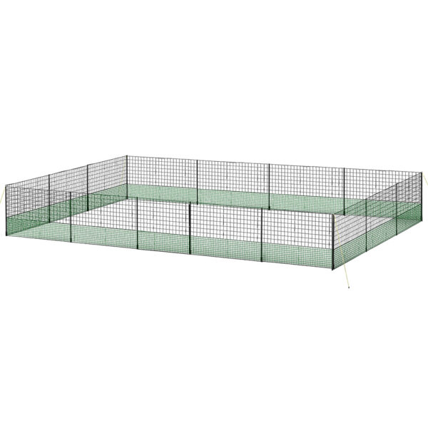 Aplusliving-Electric Poultry Fence Netting 50Mx125CM Chicken Duck Goose Pet Safe UV Resistan