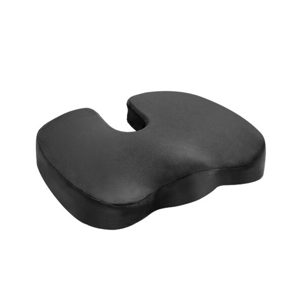 Aplusliving-Memory Foam Seat Cushion Back Pain Relief Chair Pad Ergonomic Design Black