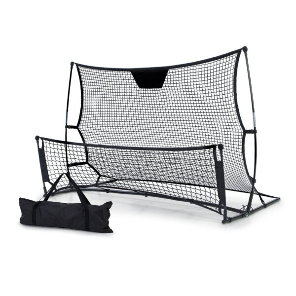 Aplusliving-Soccer Training Rebounder Net Portable Football Goal 2 in 1 Versatile Gear