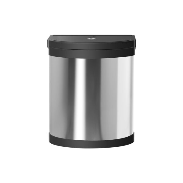 Aplusliving-12L Swing Out Kitchen Bin Stainless Steel Auto Lid Rust Resistant Easy Clean