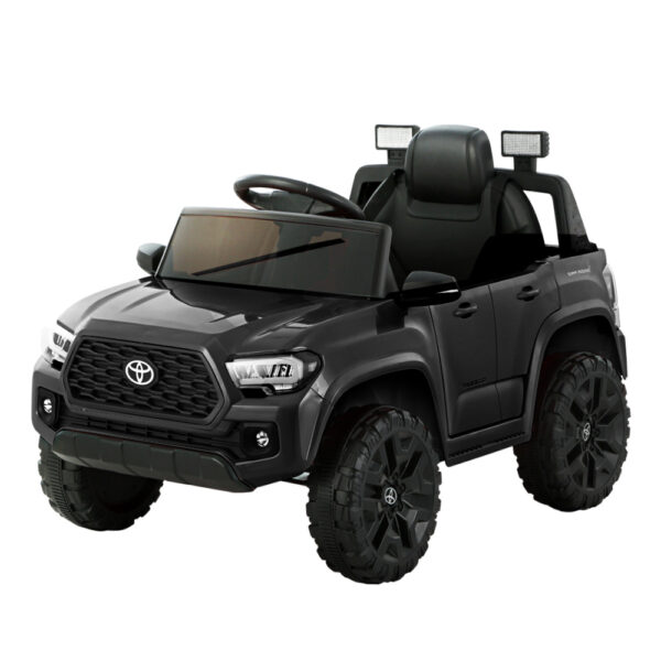 Aplusliving-Kids 12V Electric Ride On Car Tacoma Jeep Off Road Toy w/ Remote Control Black