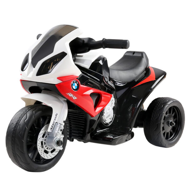 Aplusliving-BMW S1000RR Kids Ride On Motorcycle 3 Wheel 6V Electric Toy Car Red