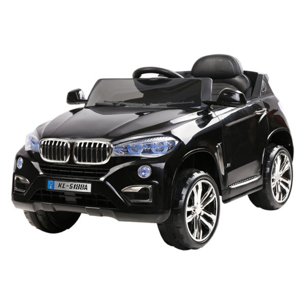 Aplusliving-12V Electric Kids Ride On Car Black 2 Speed Remote Control Safety Belt MP3