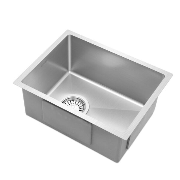 Aplusliving-34x44cm Stainless Steel Sink 304 Under Top Flush Mount Anti Scratch Kitchen