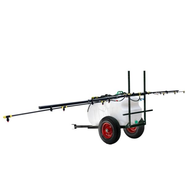 Aplusliving-Weed Sprayer 100L Trailer 5m Boom Handheld Adjustable Durable