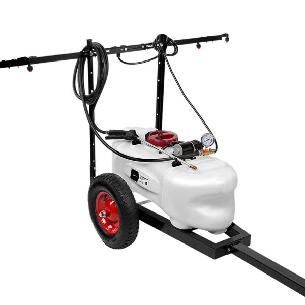 Aplusliving-Weed Sprayer 100L Trailer 1.5M Boom Adjustable Durable High Pressure