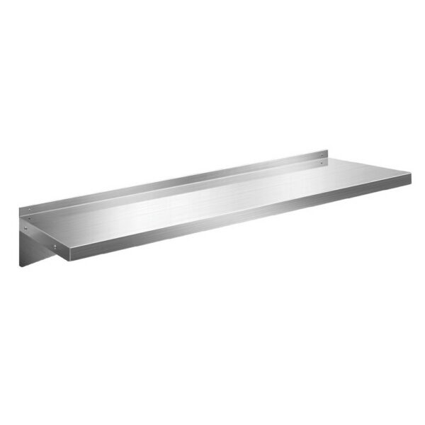 Aplusliving-1200mm Stainless Steel Kitchen Wall Shelf Heavy Duty Rust Proof Storage Rack