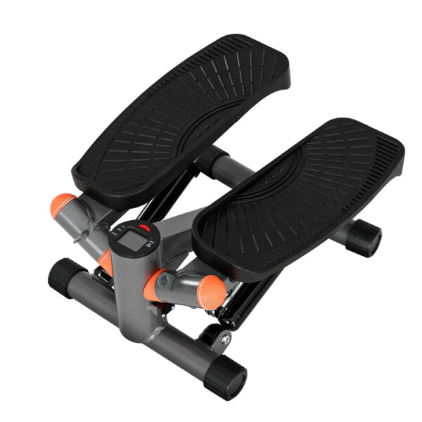 Aplusliving-Mini Stepper Aerobic Trainer with LCD Display & Resistance Ropes 150KG Capacity