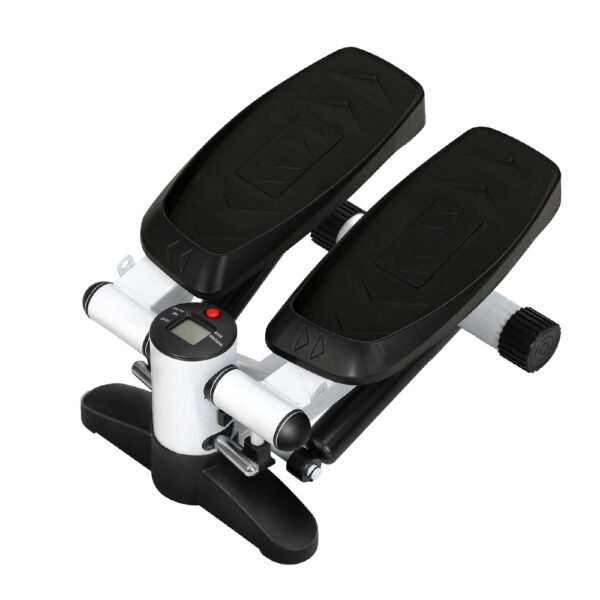 Aplusliving-Mini Stepper Aerobic Trainer with Resistance Ropes LCD Display 150KG Capacity