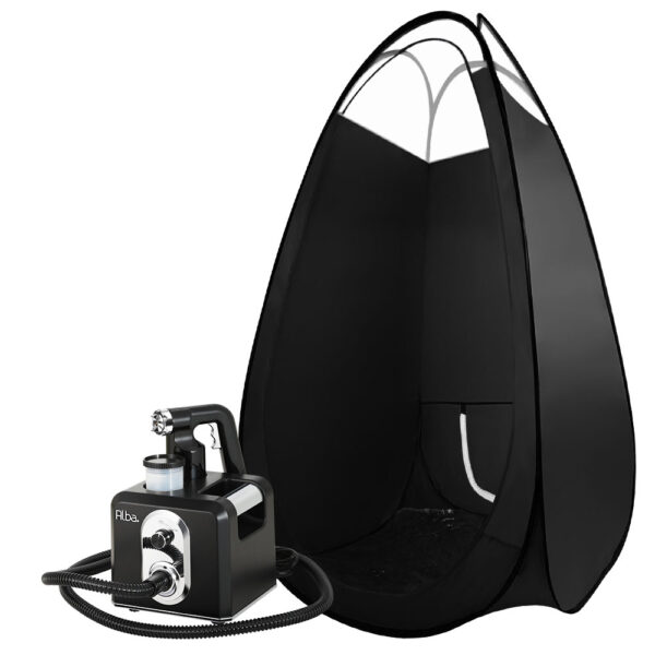 Aplusliving-Professional HVLP Spray Tan Machine with Tent and Heat Function 500W System