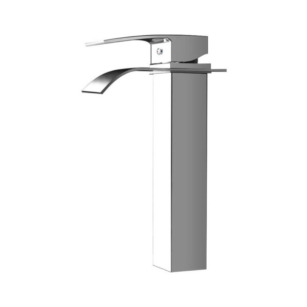 Aplusliving-Modern Silver Basin Mixer Tap 4 Star WELS 7L/M Drip Free Ceramic Cartridge