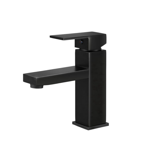 Aplusliving-WELS 5 Star 6L/Min Matte Black Bathroom Basin Mixer Tap 304 Stainless Steel