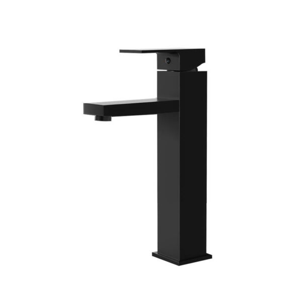 Aplusliving-Black Matte Basin Mixer Tap 304 Stainless 5 Star WELS Drip Free Ceramic 35mm