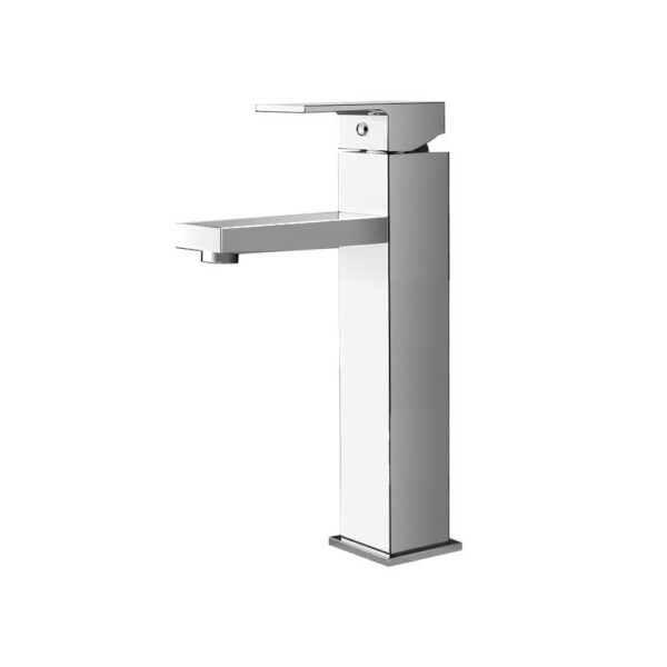 Aplusliving-Modern 5 Star WELS High Efficiency Basin Mixer Tap 304 Stainless Steel Silver