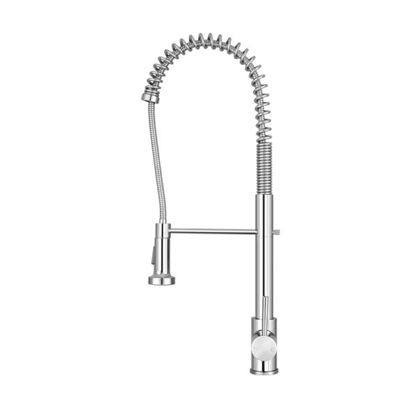 Aplusliving-5 Star WELS 5.5L/M Pull Out Kitchen Mixer Tap 360 Swivel Gooseneck Design