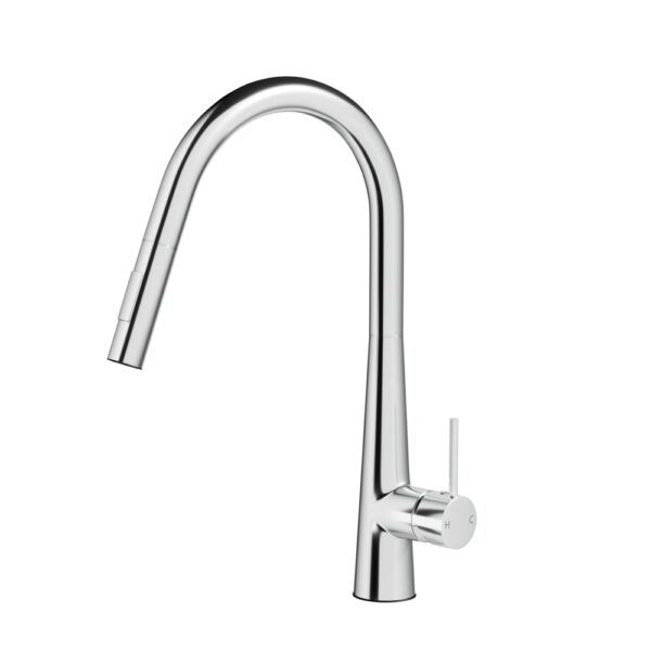 Aplusliving-Pull Out Kitchen Mixer Tap 2 Mode Sink Basin Faucet Swivel Chrome 35mm-38mm Hole