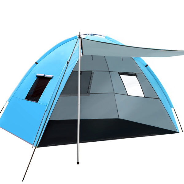 Aplusliving-4 Person Camping Tent Sun Shade Shelter Weather Resistant with Carry Bag