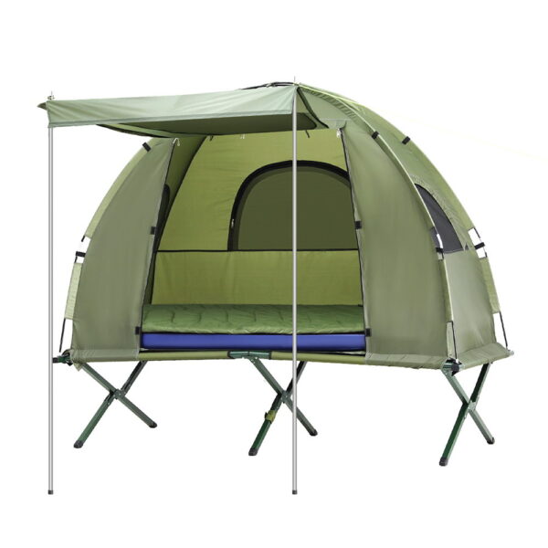 Aplusliving-Camping Tent Green 1-person Water-resistant UV protection Easy setup