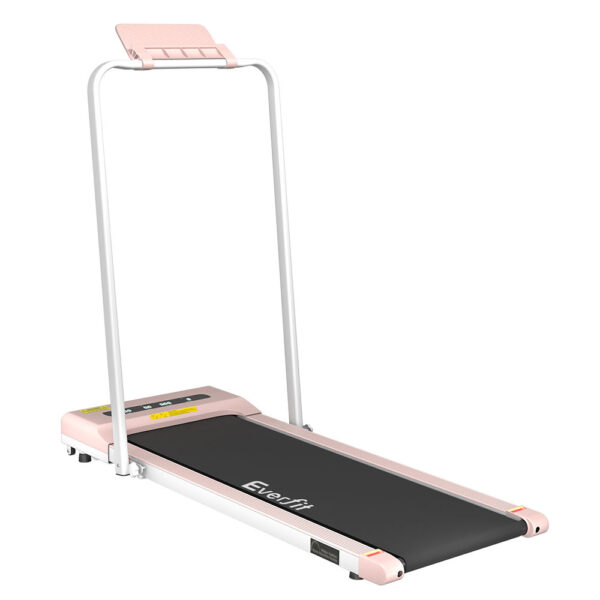 Aplusliving-Treadmill Electric Walking Pad Under Desk Home Gym Fitness 380mm Pink Compact Fo