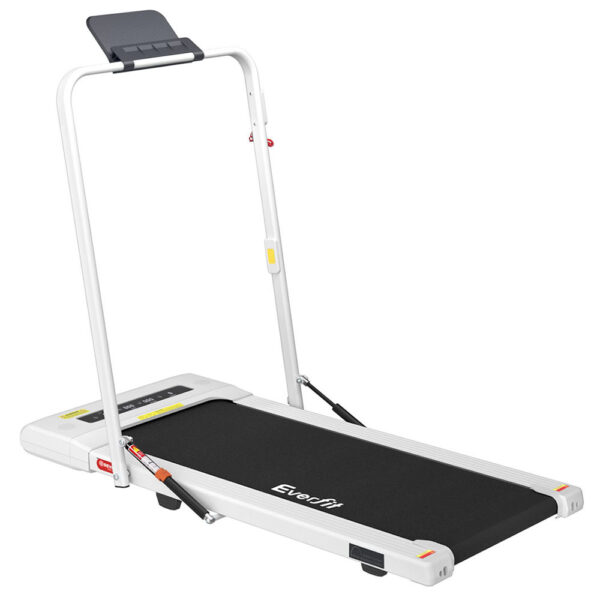 Aplusliving-Treadmill Electric Walking Pad White 400mm Home Gym Fitness Compact