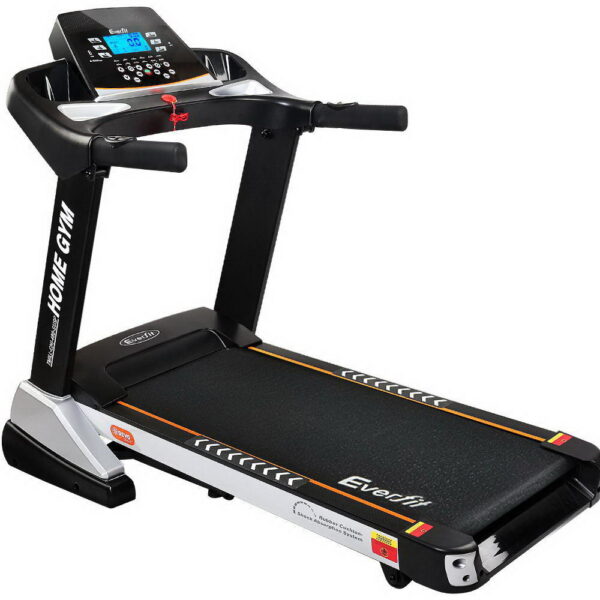 Aplusliving-Electric Treadmill 48cm Incline 18 Speeds Home Gym Fitness Running Machine Black