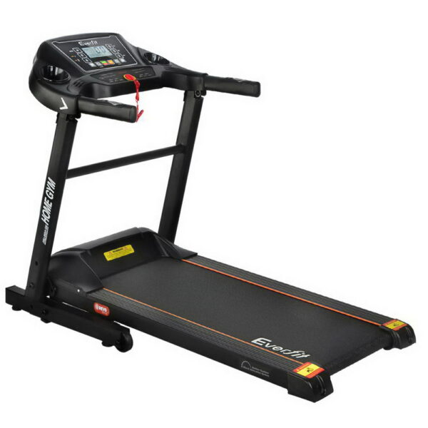 Aplusliving-Electric Treadmill 40cm Foldable 12 Speed Home Gym Fitness Machine LCD Display