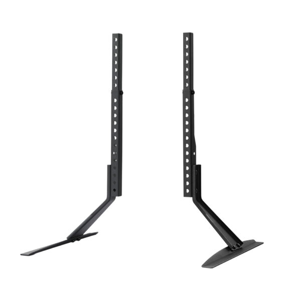 Aplusliving-Pedestal TV Stand Mount Bracket For 32 to 70 Inch TVs Height Adjustable Black