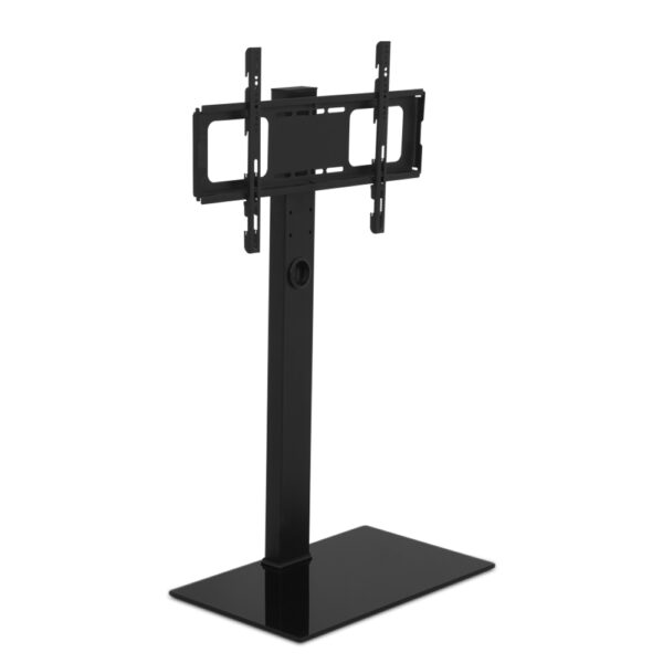 Aplusliving-Adjustable 32 70 TV Floor Stand Swivel Mount VESA Bracket Black Storage 35°