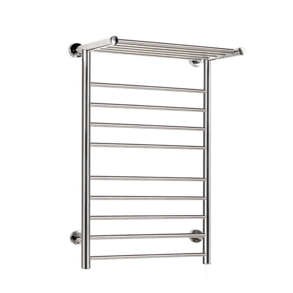 Aplusliving-Electric Heated Towel Rail Warmer 14 Bars Wall Mounted 40 50°C Energy Saving