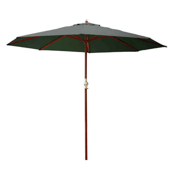 Aplusliving-Outdoor Garden Patio Umbrella Sun Shade UV50+ Water Resistant Charcoal