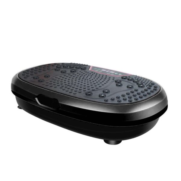 Aplusliving-Mini Vibration Platform Magnet Therapy Exercise Plate Black 99 Speed Levels Comp