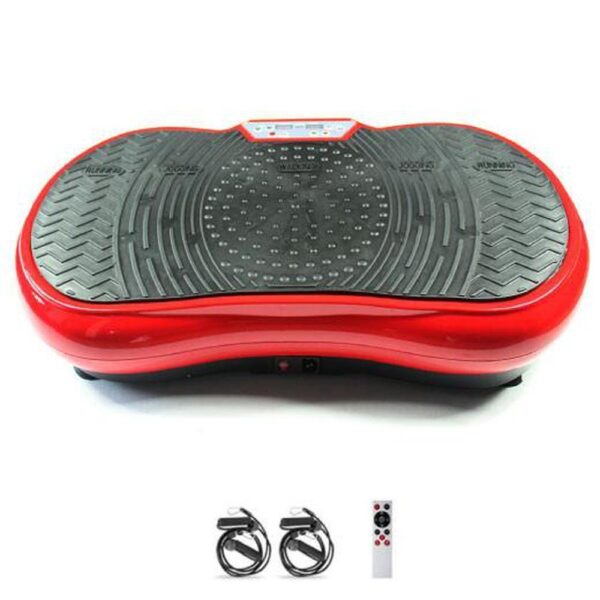 Aplusliving-Vibration Machine Platform Exercise Vibrating Plate Whole Body Workout Red 200W