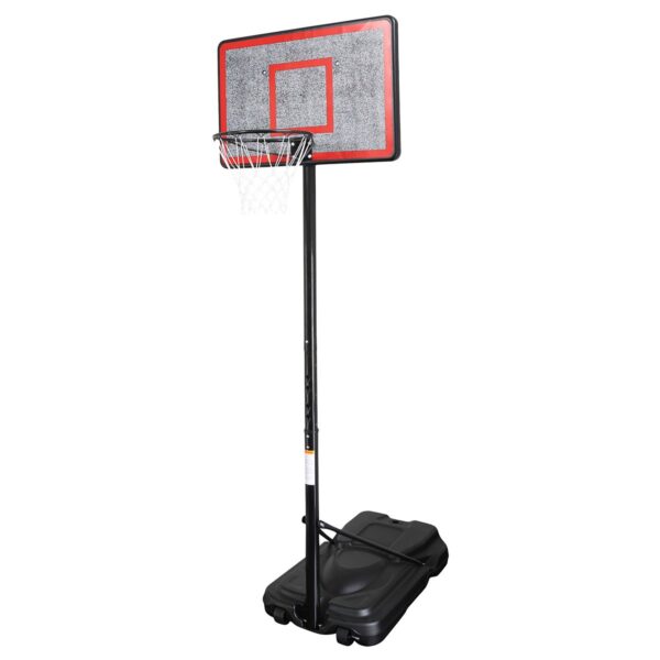 Aplusliving-Height-Adjustable Basketball Hoop Portable Stand 44 Inch Backboard Roller Wheels