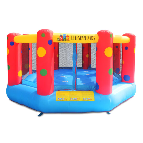 Aplusliving-AirZone 8 Bouncer Inflatable Portable Trampoline 12ft with Safety Net Basketball