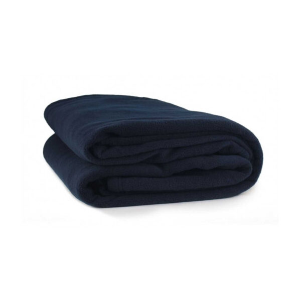 Aplusliving-Fleece Blanket Navy 245x255cm Soft Warm Cozy Luxury Home Decor