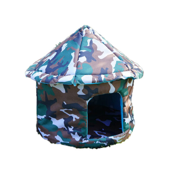 Aplusliving-Outdoor Cat House Waterproof Insulated Warm Shelter for Cats Size S 35*40cm