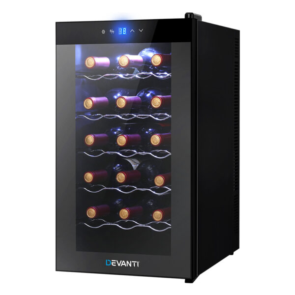 Aplusliving-Wine Cooler Fridge High Precision Thermoelectric Cooling UV Resistant Glass Door