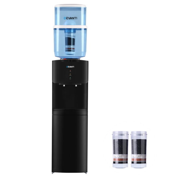 Aplusliving-Water Cooler Dispenser Stand Hot Cold Chiller Purifier Large Capacity with Safet